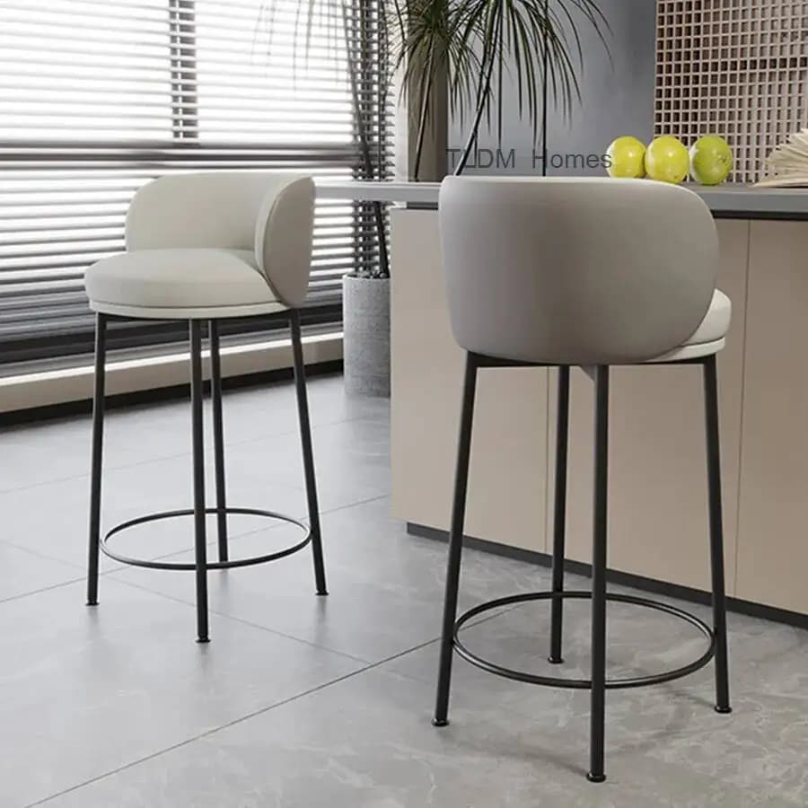Kitchen Counter Bar Stool Reception Garden Mini Bar Stool Banquet Modern High Sillas Altas Para Barra Salon Furniture