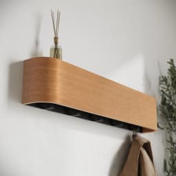 Walnut Wall Hanger, Entrance Clothes Hanger, Wall Coat Hook, Veneer Hanger, Wall Hanger Clothing Rack Stand Garment Rack