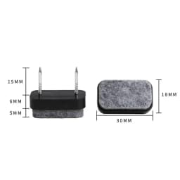 10pcs/set Practical DIY Felt Pads Moisture-proof Thicken Sofa Foot Nail Felt Non-slip Scratch Protector Mat Scratch Protector