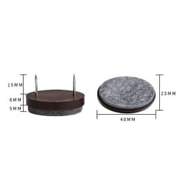 10pcs/set Practical DIY Felt Pads Moisture-proof Thicken Sofa Foot Nail Felt Non-slip Scratch Protector Mat Scratch Protector