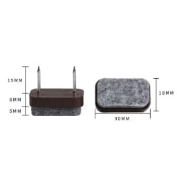 10pcs/set Practical DIY Felt Pads Moisture-proof Thicken Sofa Foot Nail Felt Non-slip Scratch Protector Mat Scratch Protector