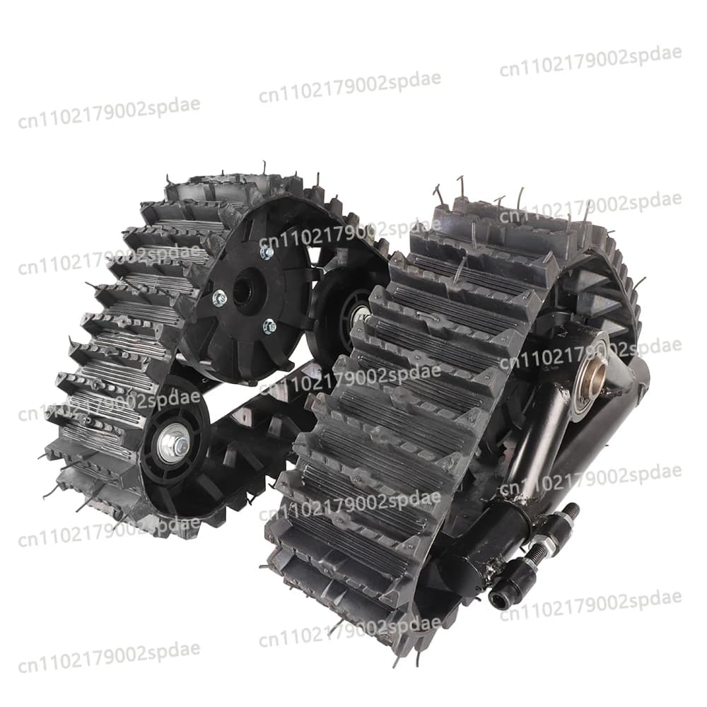 Snowmobile Rear Wheel Rubber Track Kit For Snow Sand Tracks Go Kart Winter Quad ATV UTV Buggy 23T Rear Axle