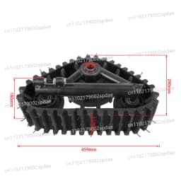 Snowmobile Rear Wheel Rubber Track Kit For Snow Sand Tracks Go Kart Winter Quad ATV UTV Buggy 23T Rear Axle