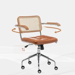 Computer Chair Adjustable Lift Rotating Solid Wood Chair Office Learning Furniture