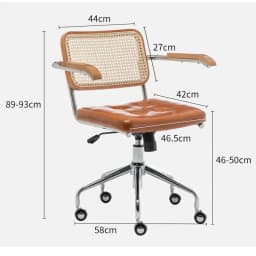 Computer Chair Adjustable Lift Rotating Solid Wood Chair Office Learning Furniture