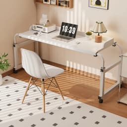 Cross bed desk, bedside table, mobile desk, small table on the bed, cross-border bedroom lift, computer desk, lazy office desk