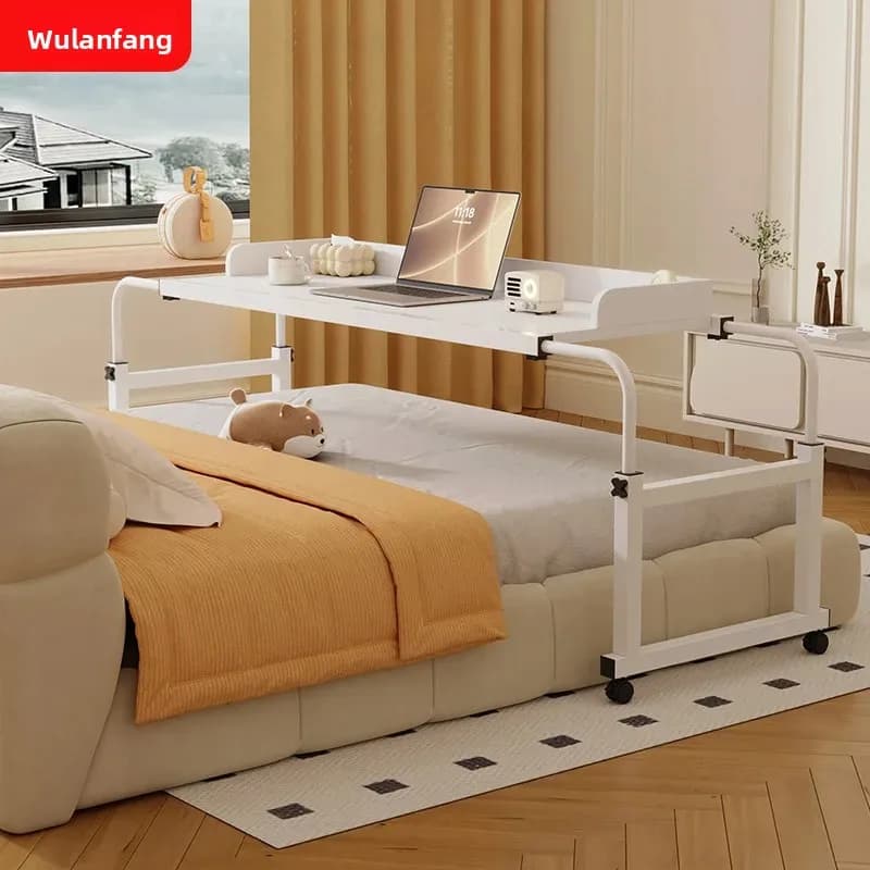 Cross bed desk, bedside table, mobile desk, small table on the bed, cross-border bedroom lift, computer desk, lazy office desk