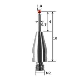 Thread M2 Coordinate Measuring Needle, 3D Probe, Measuring Head Accessories, Ruby Measuring Needle