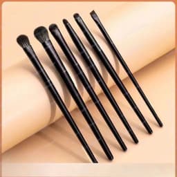 Eye Detail Brush Set 6 pcs: Soft Hair Smudge Eyeshadow Brush, including Blade Eyeliner Brush and Aegyo Sal Detail Brush