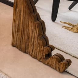 Mid century wooden full-length mirror furniture living room floor mounted dressing mirror room decoration espejos para pared