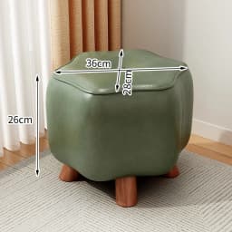 Small stool home low stool living room stool creative children's seat cushion sturdy and durable sofa footstool