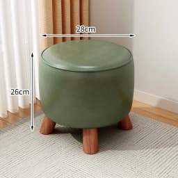 Small stool home low stool living room stool creative children's seat cushion sturdy and durable sofa footstool