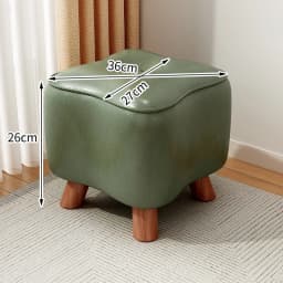 Small stool home low stool living room stool creative children's seat cushion sturdy and durable sofa footstool