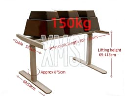 Electric Lifting Desk With Dual Motors, 2-Section , Child Lock, Height Memory Adjustable, DIY Silent Office Desk Capacity 150kg