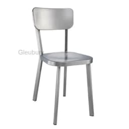 Dining Metal Stainless Backrest Steel Restaurant Chairs for Cafes Home Decor Kitchen Island Dining Chairs