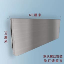 304 Stainless Steel Folding Table Space Saving Dining Table for Kitchen Apartment Computer Desk Wall Mounted Home Office Tables