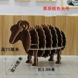 Room Ornament Children's Sheep Kindergarten Decoration Desk Animal Model Shelf furniture home Bookstore Simple School Bookshelf