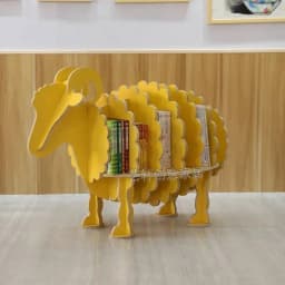 Room Ornament Children's Sheep Kindergarten Decoration Desk Animal Model Shelf furniture home Bookstore Simple School Bookshelf