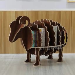 Room Ornament Children's Sheep Kindergarten Decoration Desk Animal Model Shelf furniture home Bookstore Simple School Bookshelf
