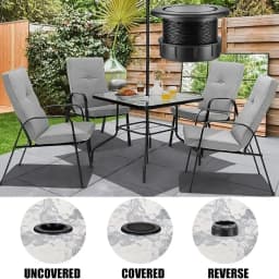 Extra Thick Patio Table Umbrella Hole Ring Plug Cap Weatherproof Garden Tool Yard Parasol Table Hole Cover Insert Durable