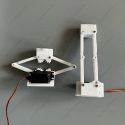 3D Printed Linear Actuator Lifter with MG996R Servo, 9cm Stroke Electric Linear Push Rod