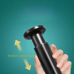 1pc Adjustable Height Furniture Support Legs for Bed Frame, Metal Adjustable Furniture Legs