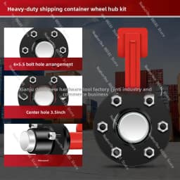 6/8 hole container hub kit, shipping container wheel, fits 20/40 foot containers