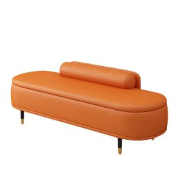 Light Luxury Shoe Bench with Backrest - Ottoman for Bedroom End, Storage Stool for Cloakroom, Long Sofa Bench for Boutique