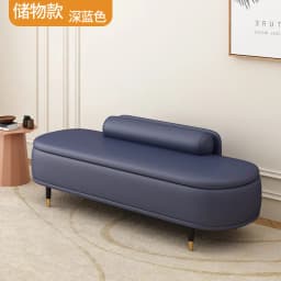 Light Luxury Shoe Bench with Backrest - Ottoman for Bedroom End, Storage Stool for Cloakroom, Long Sofa Bench for Boutique