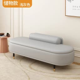 Light Luxury Shoe Bench with Backrest - Ottoman for Bedroom End, Storage Stool for Cloakroom, Long Sofa Bench for Boutique