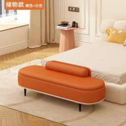 Light Luxury Shoe Bench with Backrest - Ottoman for Bedroom End, Storage Stool for Cloakroom, Long Sofa Bench for Boutique