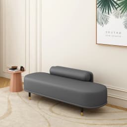 Light Luxury Shoe Bench with Backrest - Ottoman for Bedroom End, Storage Stool for Cloakroom, Long Sofa Bench for Boutique