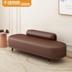 Light Luxury Shoe Bench with Backrest - Ottoman for Bedroom End, Storage Stool for Cloakroom, Long Sofa Bench for Boutique