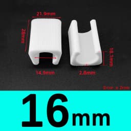 Transparent/Black/White U Shaped Plastic Non-slip Tube Cover Chair Leg Pad Anti-front Tilt Furniture Feet Floor Protectors
