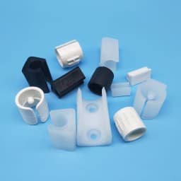 Transparent/Black/White U Shaped Plastic Non-slip Tube Cover Chair Leg Pad Anti-front Tilt Furniture Feet Floor Protectors