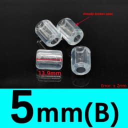 Transparent/Black/White U Shaped Plastic Non-slip Tube Cover Chair Leg Pad Anti-front Tilt Furniture Feet Floor Protectors