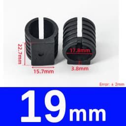 Transparent/Black/White U Shaped Plastic Non-slip Tube Cover Chair Leg Pad Anti-front Tilt Furniture Feet Floor Protectors