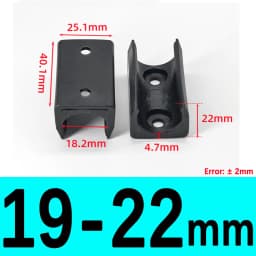 Transparent/Black/White U Shaped Plastic Non-slip Tube Cover Chair Leg Pad Anti-front Tilt Furniture Feet Floor Protectors