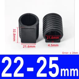 Transparent/Black/White U Shaped Plastic Non-slip Tube Cover Chair Leg Pad Anti-front Tilt Furniture Feet Floor Protectors