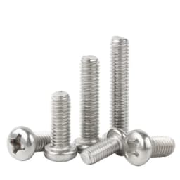 UNC/UNF 0#-80 2#-56 4#-40 6#-32 8#-32 10#-24 304 Stianless Steel Cross Recessed Pan Round Head Screws Phillips Machine Bolts
