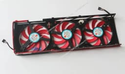 P40 M40 K80 P100 Graphics Card Cooling Modification Three Fan Version 9CM Ultra-thin