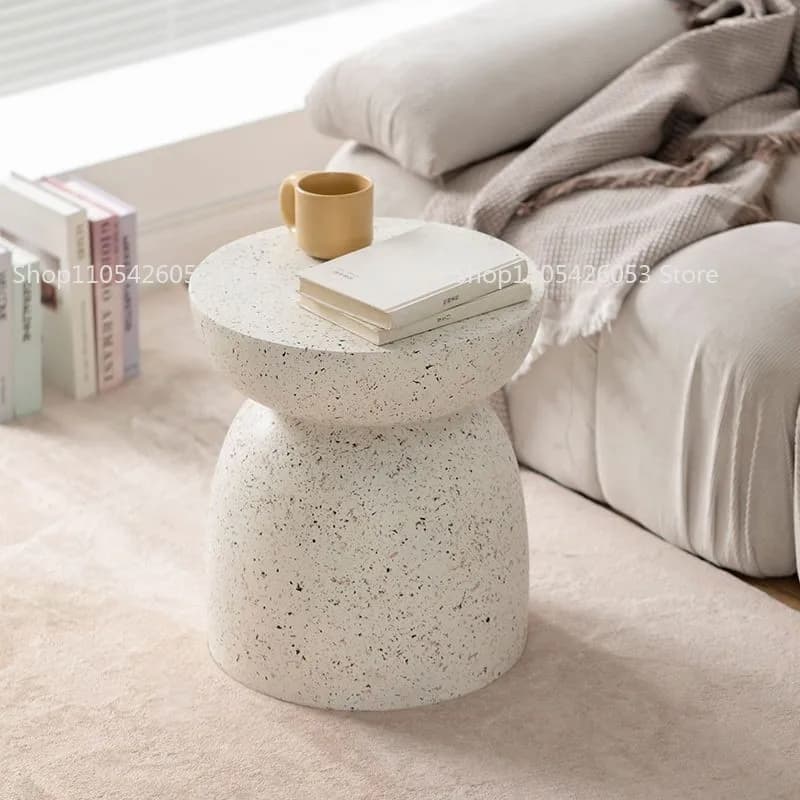 Cream Style Creative B & B Side a few wabi-sabi Japanese-style designer sofa coffee table bedside table ins light luxury corner