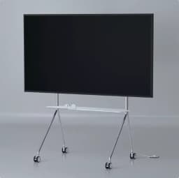 Simple TV Movable Bracket Floor Type Roller Cart Universal LCD Screen Integrated Rack