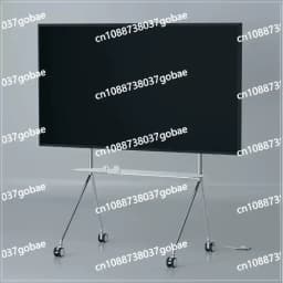 Simple TV Movable Bracket Floor Type Roller Cart Universal LCD Screen Integrated Rack