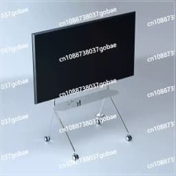 Simple TV Movable Bracket Floor Type Roller Cart Universal LCD Screen Integrated Rack