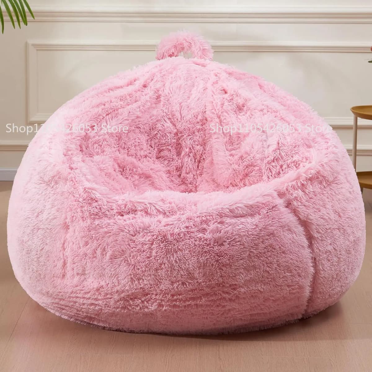 Lazy sofa bean bag artificial fur Doudou sofa jacket children's toy storage cover