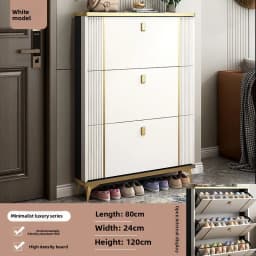 Ultra Thin Shoe Cabinet Modern Flip Door Shoe Storage Cabinet Large Capacity Entrance Organizer Slim Hallway Furniture HomeDecor