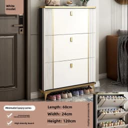 Ultra Thin Shoe Cabinet Modern Flip Door Shoe Storage Cabinet Large Capacity Entrance Organizer Slim Hallway Furniture HomeDecor