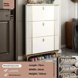 Ultra Thin Shoe Cabinet Modern Flip Door Shoe Storage Cabinet Large Capacity Entrance Organizer Slim Hallway Furniture HomeDecor