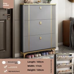 Ultra Thin Shoe Cabinet Modern Flip Door Shoe Storage Cabinet Large Capacity Entrance Organizer Slim Hallway Furniture HomeDecor
